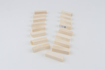 White mammoth ivory segments