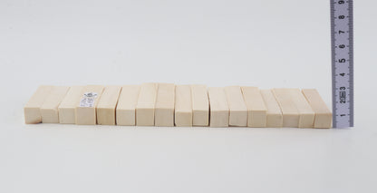 White mammoth ivory segments