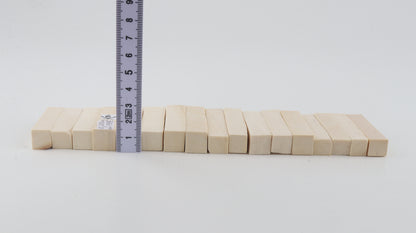 White mammoth ivory segments
