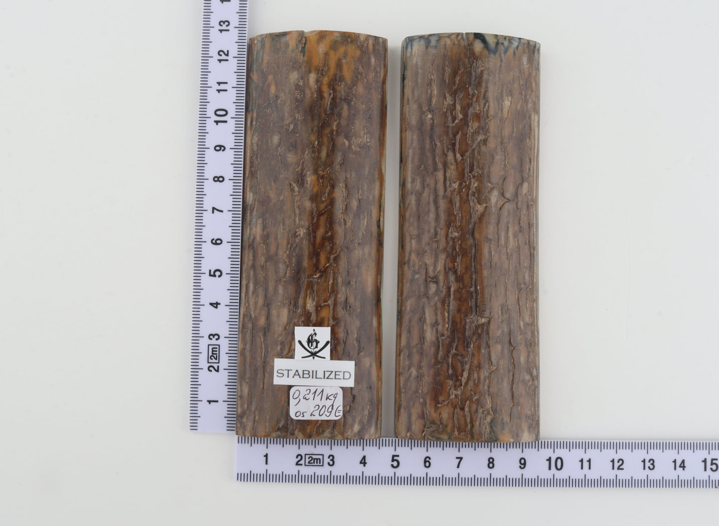 Stabilised mammoth bark scales
