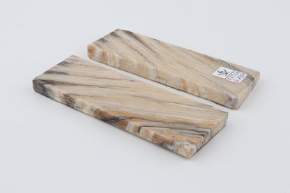 Stabilized mammoth molar scales