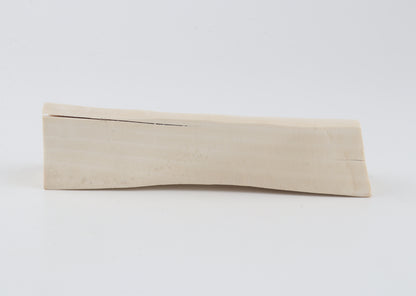 Natural white mammoth ivory piece