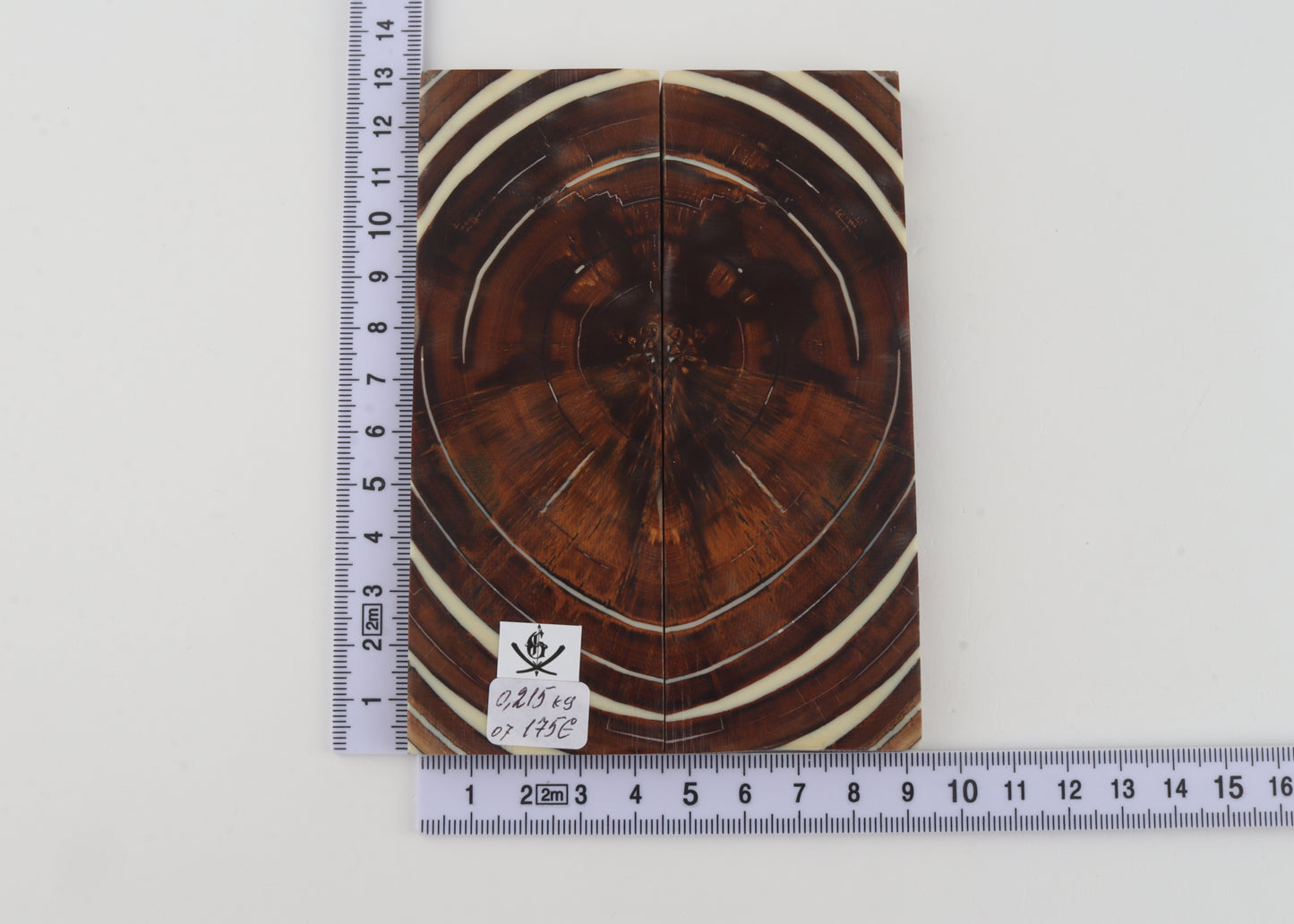 Stabilized mammoth ivory scales