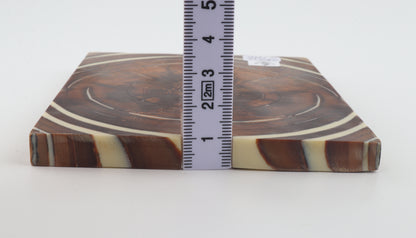 Stabilized mammoth ivory scales