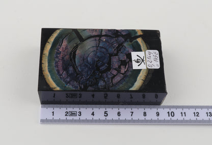 Stabilised mammoth ivory block