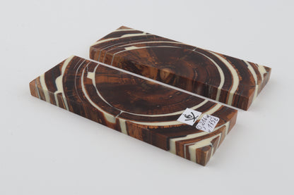 Stabilised mammoth ivory scales