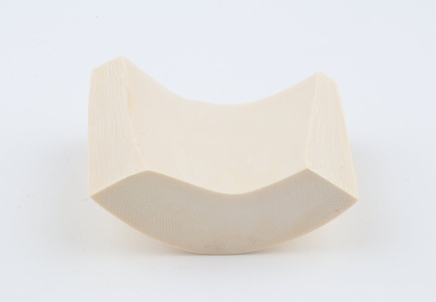 White mammoth ivory segment