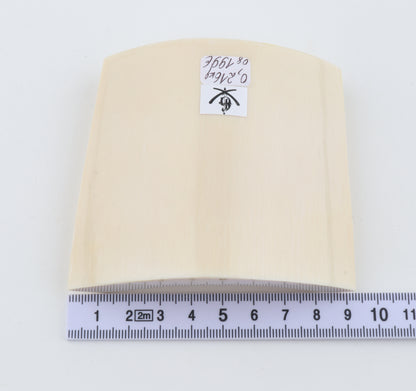 White mammoth ivory segment