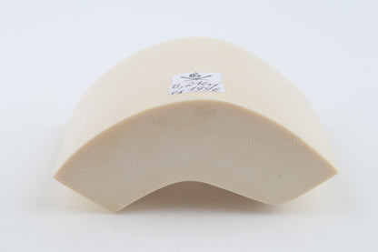 White mammoth ivory segment