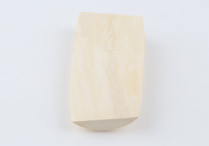 White mammoth ivory segment