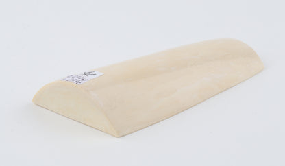 White mammoth ivory segment