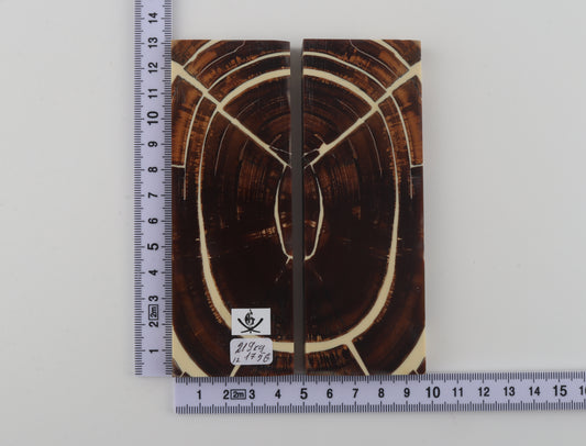 Stabilized mammoth ivory scales