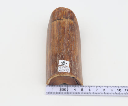 Brown mammoth ivory piece