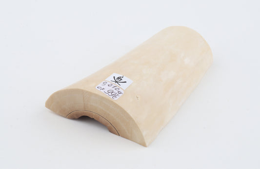 White mammoth ivory piece
