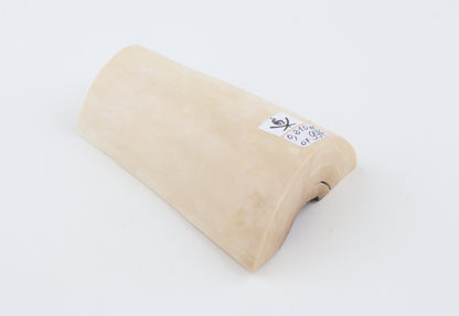 White mammoth ivory piece