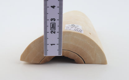 White mammoth ivory piece