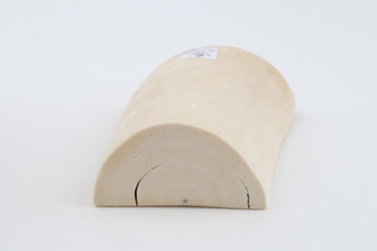 White mammoth ivory piece