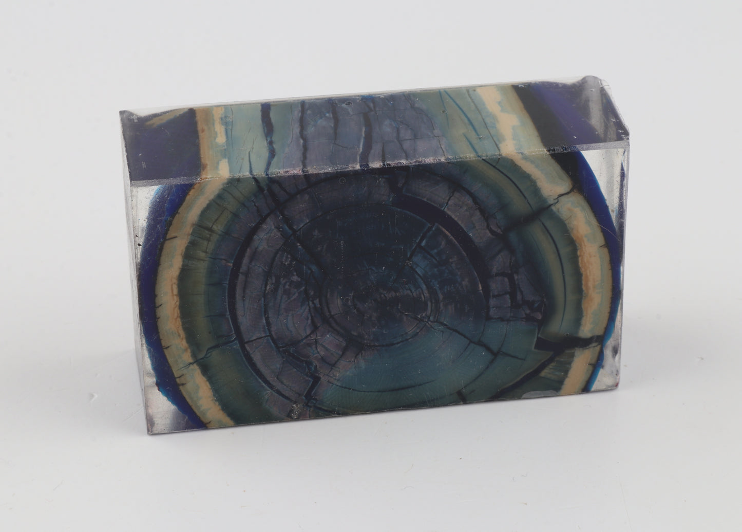 Stabilised mammoth ivory block