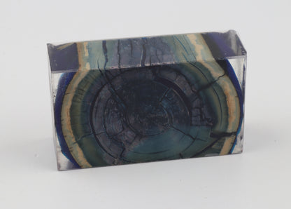 Stabilised mammoth ivory block