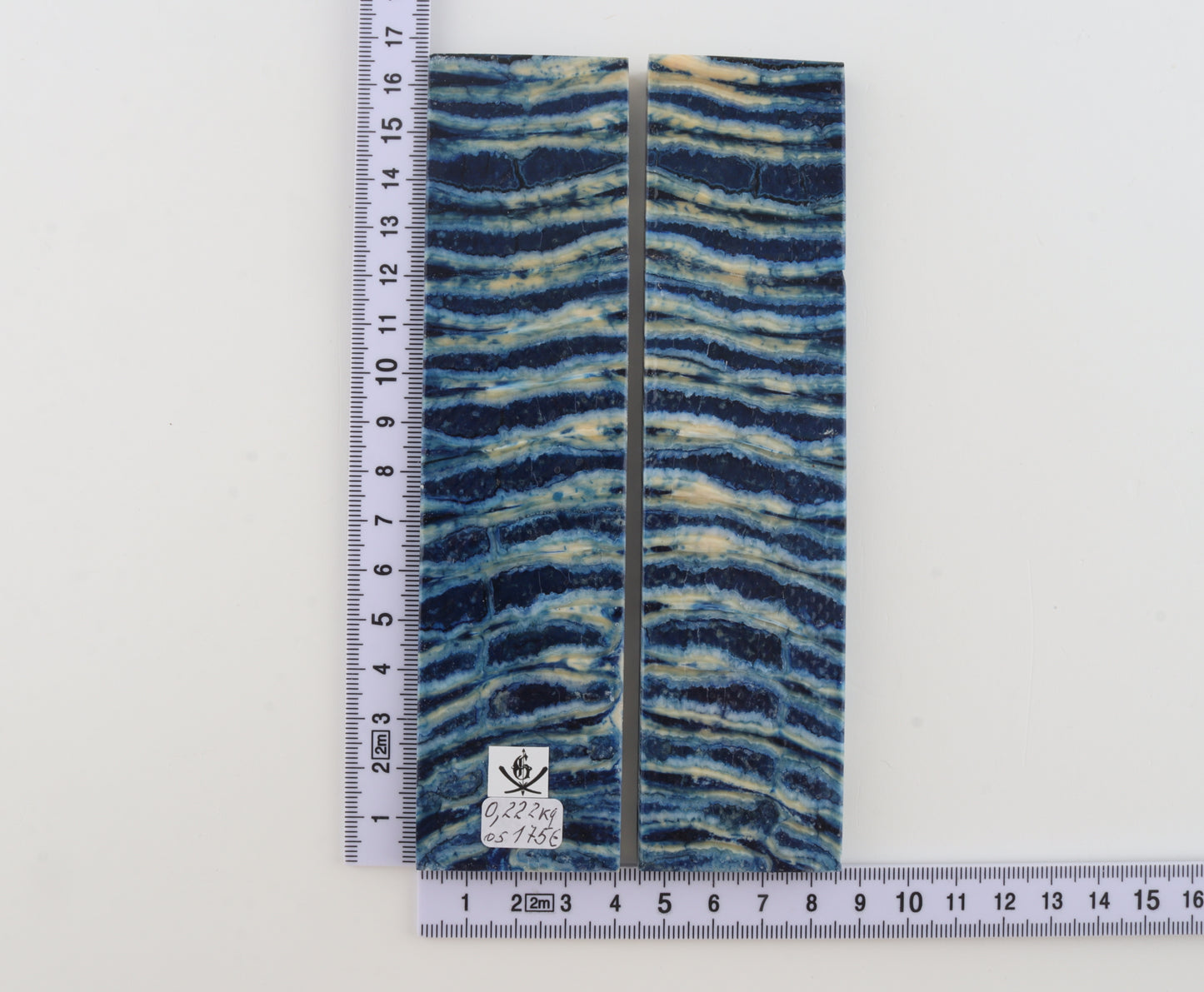 Stabilised mammoth molar scales