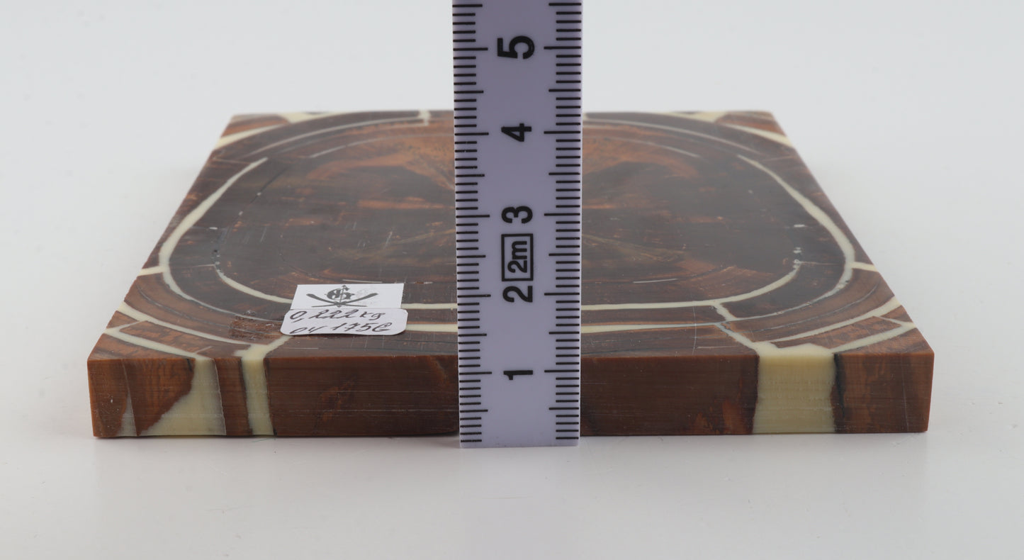 Stabilized mammoth ivory scales
