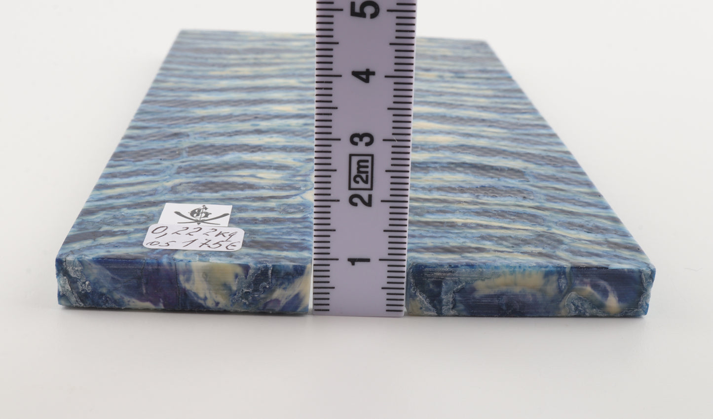 Stabilised mammoth molar scales