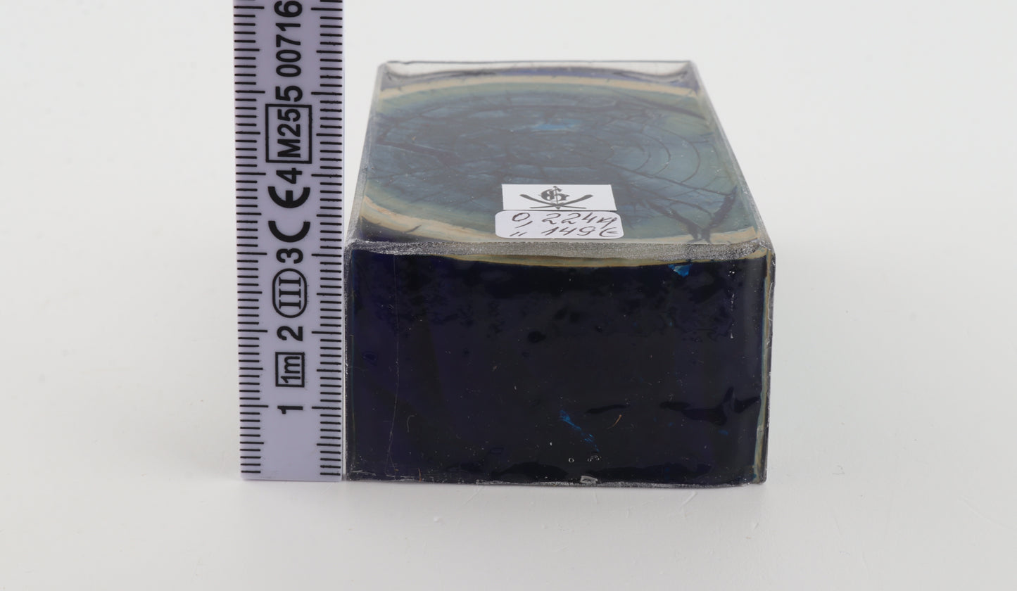 Stabilised mammoth ivory block