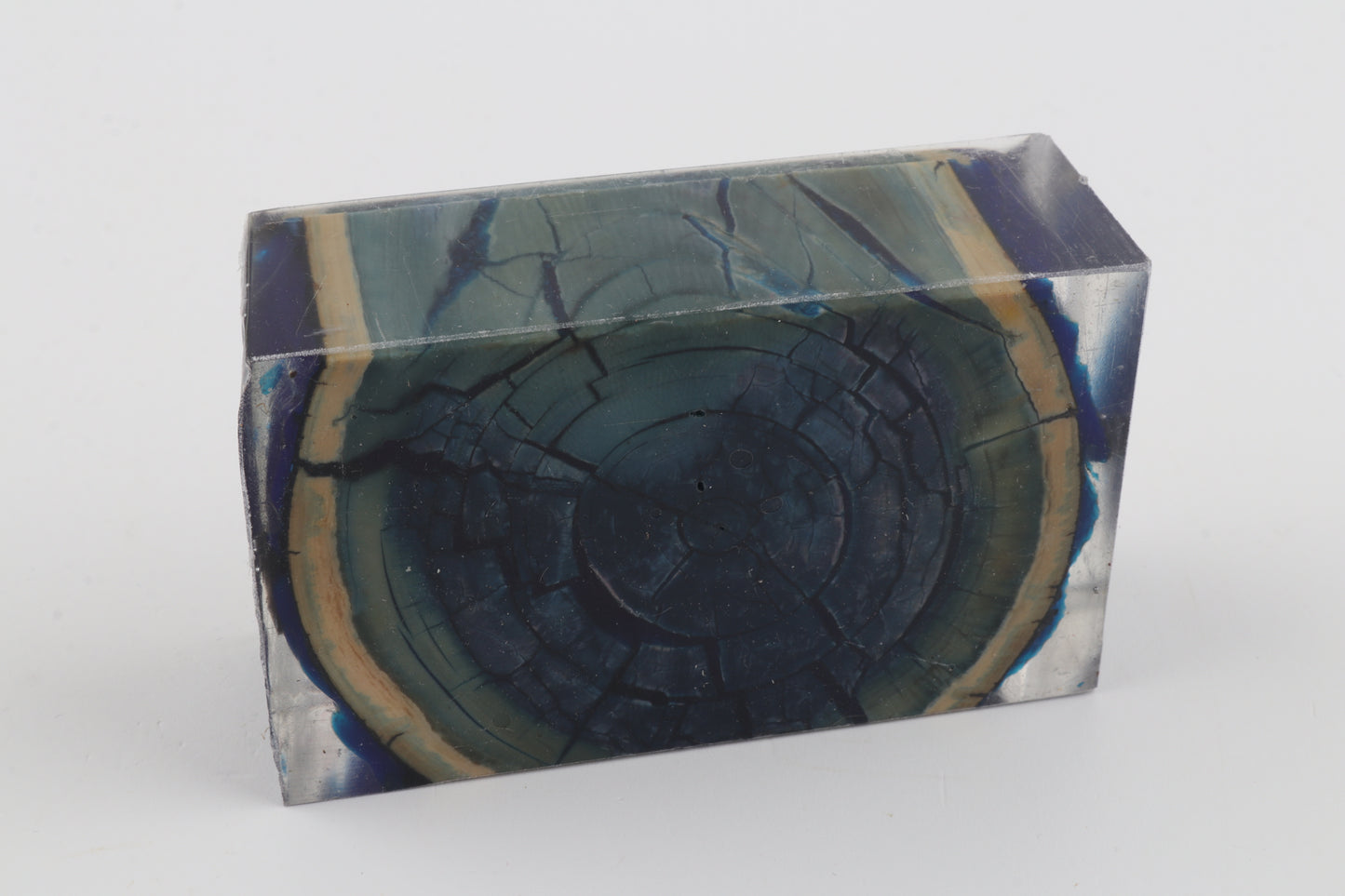 Stabilised mammoth ivory block