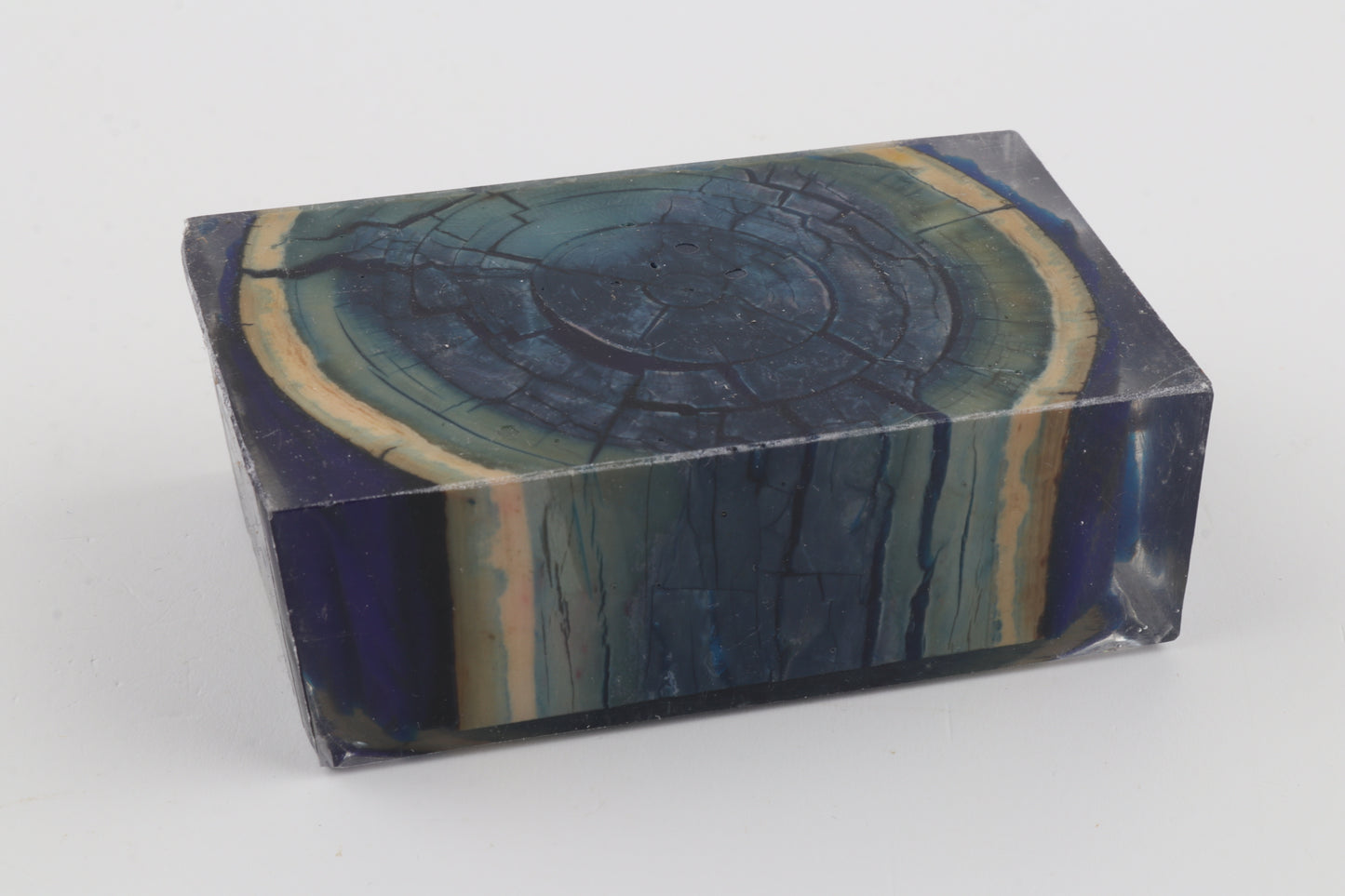 Stabilised mammoth ivory block