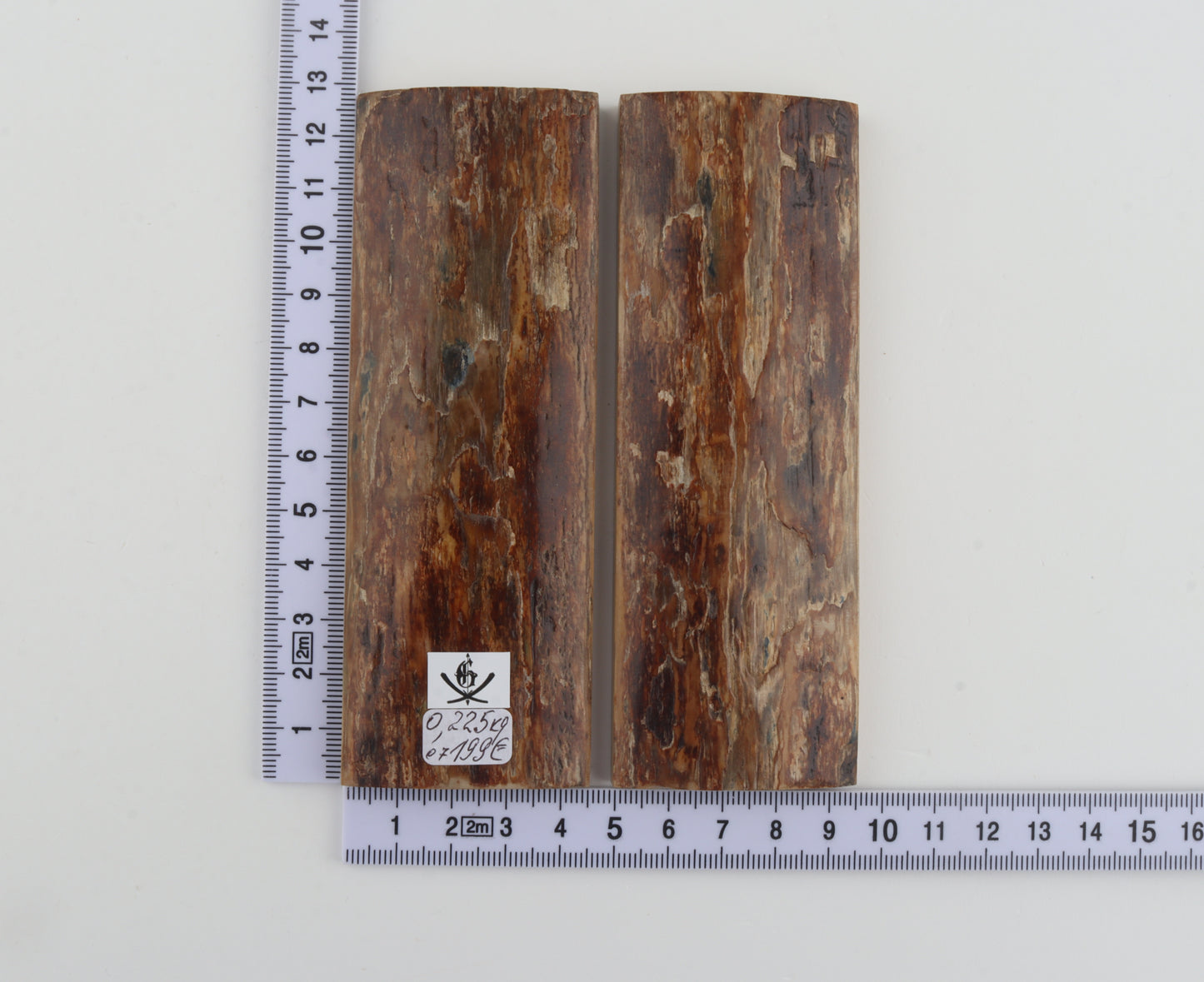 Natural mammoth bark scales