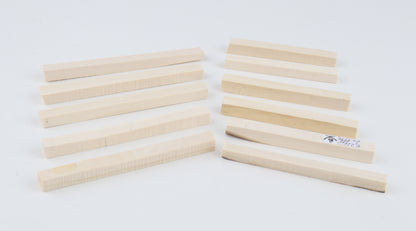 White mammoth ivory segments