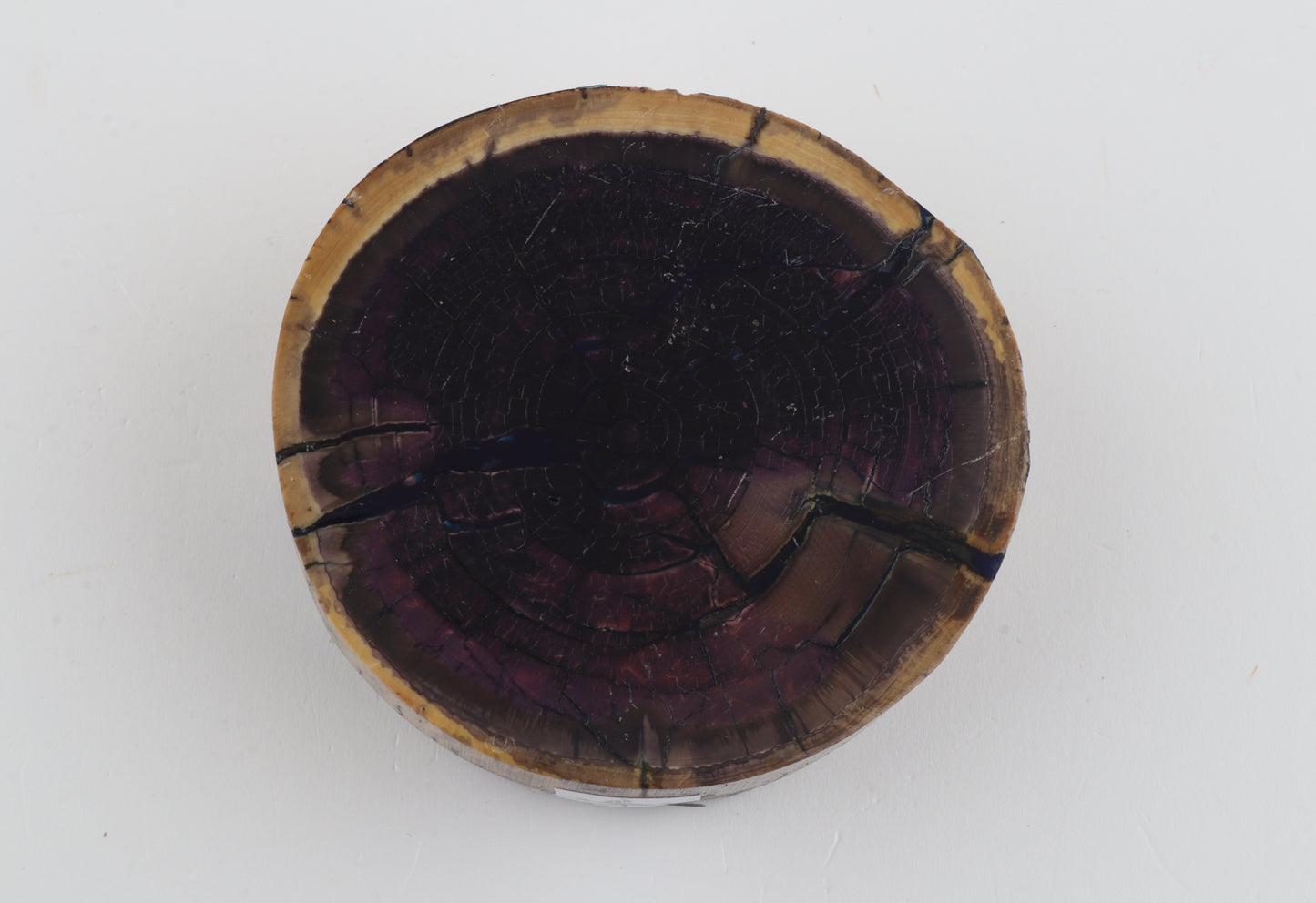 Stabilised mammoth ivory block