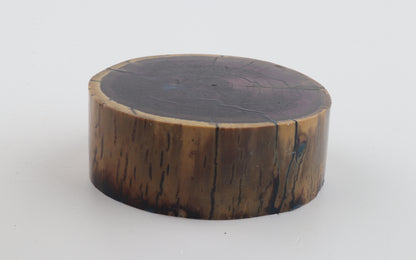 Stabilised mammoth ivory block