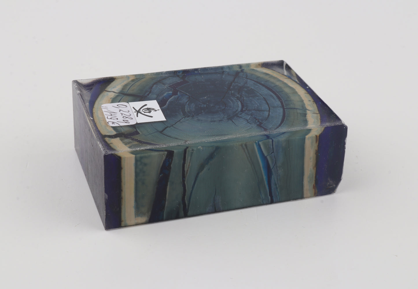 Stabilized mammoth ivory block