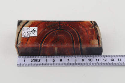 Stabilised mammoth ivory block