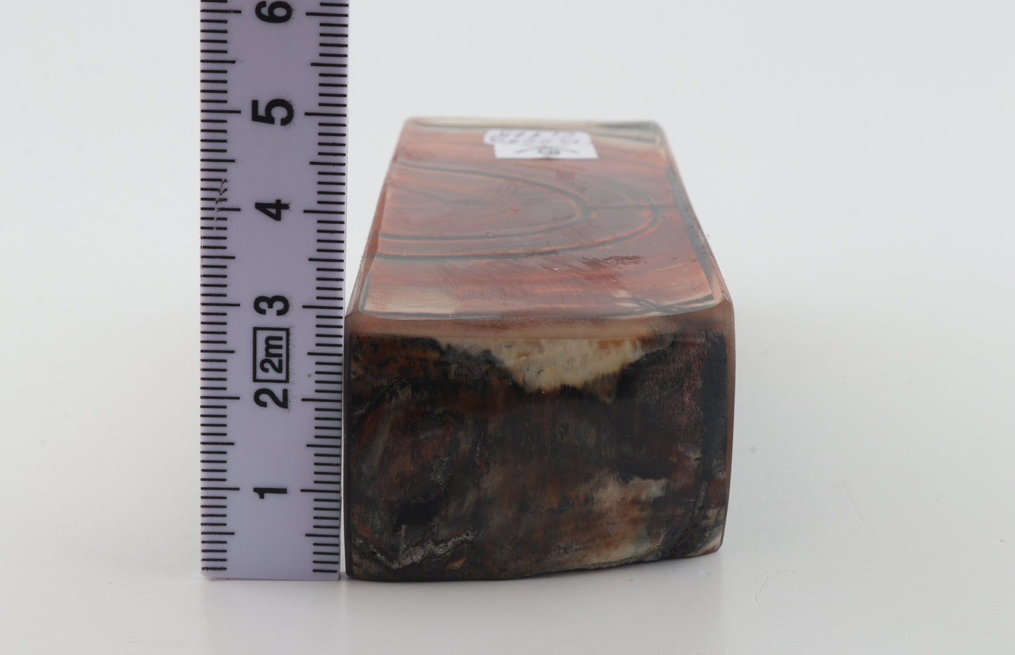 Stabilised mammoth ivory block