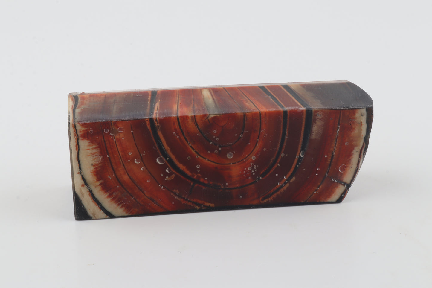 Stabilised mammoth ivory block