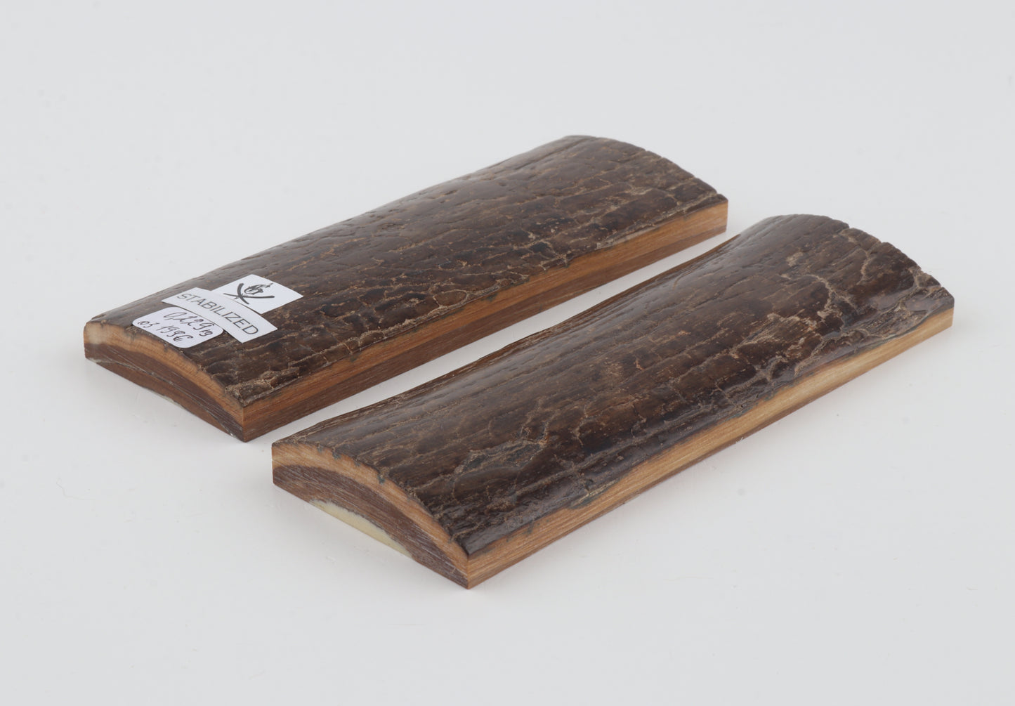 Stabilized mammoth bark scales