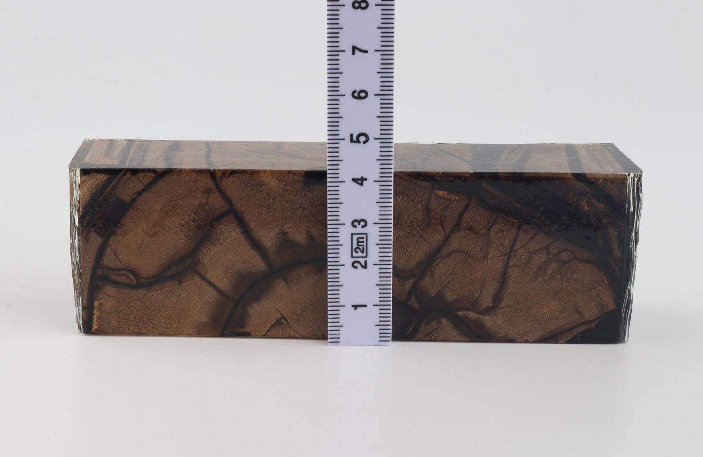 Stabilised mammoth ivory block