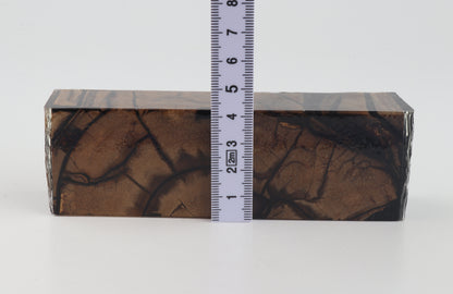 Stabilised mammoth ivory block