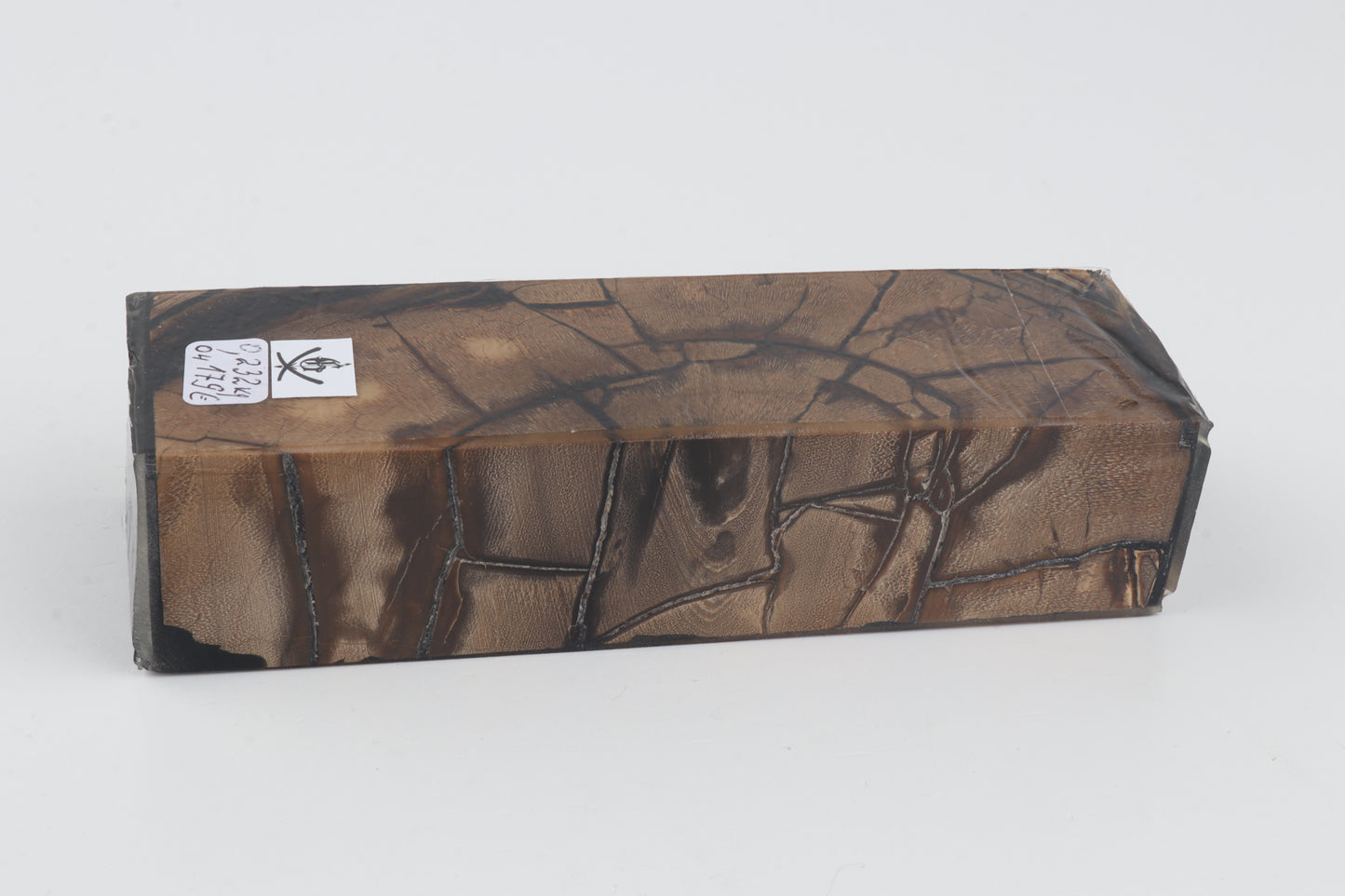 Stabilised mammoth ivory block