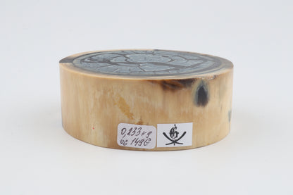 Stabilized mammoth ivory block