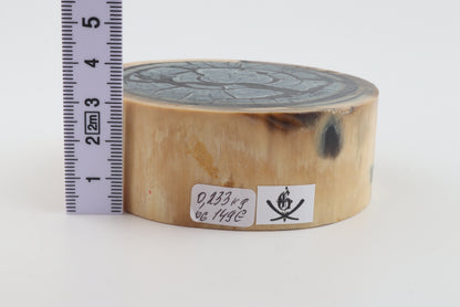 Stabilized mammoth ivory block