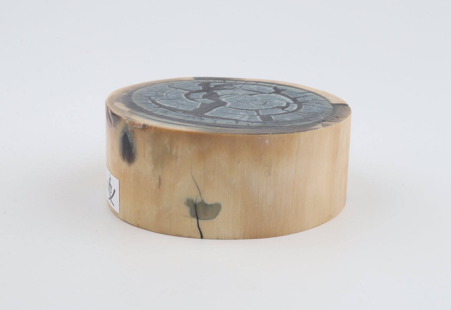 Stabilized mammoth ivory block