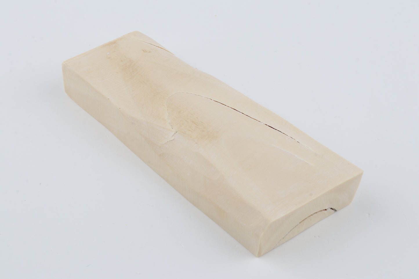 White mammoth ivory segment