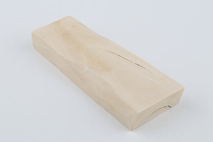 White mammoth ivory segment