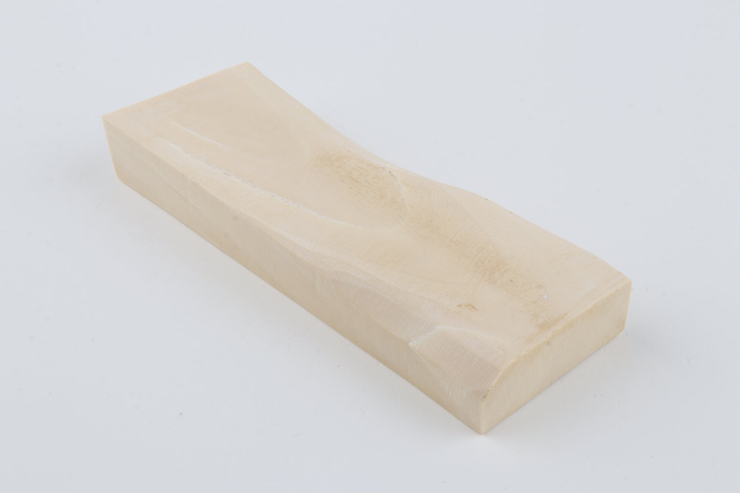 White mammoth ivory segment