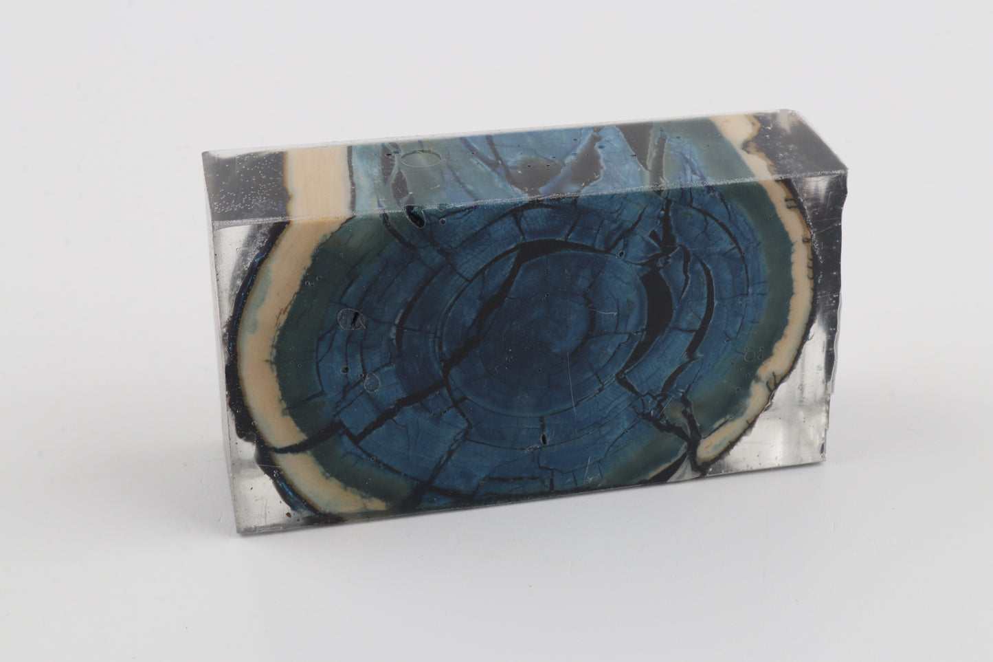 Stabilised mammoth ivory block