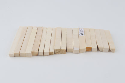 White mammoth ivory segments