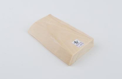 White mammoth ivory segment